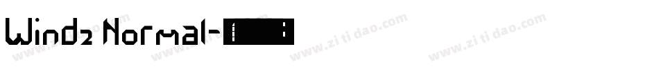Windz Normal字体转换